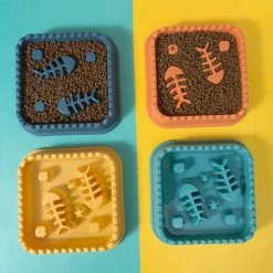 Alisili Healthy Anti-choking Prevent Gluttony Obesity Non-slip Dog Food Bowls Pet Slow Feeder Water Drinking Puppy Dishes -nourriture pour chien boutique 811142957 max