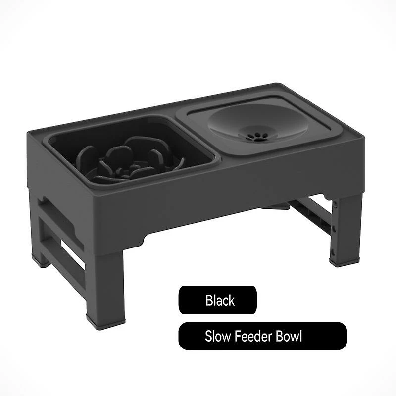 Alisili 4-height-adjustable Dog Raised Feeder Stand Food Slow Feeding Bowls Stainless Steel Water Bowl For Small Large Dogs Pet Supplies 1 Alisili 4-height-adjustable Dog Raised Feeder Stand Food Slow Feeding Bowls Stainless Steel Water Bowl For Small Large Dogs Pet Supplies