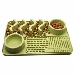 Alisili Dog Licking Pads Slow Food Anti-choking Antiskid Bowl Multifunctional Pet Supplies Cat Puppy Pet Eating Licking Sucker Bowl Pads -nourriture pour chien boutique 811143164 max