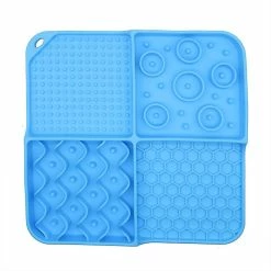 Alisili Pet Dog Puppy Licking Food Mat Silicone Sniffing Mat Multifunctional Food Bowl Dog Cat Slow Food Plate Pet Dog Supplies -nourriture pour chien boutique 811143410 max