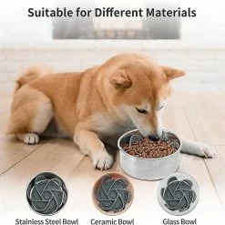 Alisili Pet Spiral Slow Feeder Anti Choke Dog Bowls Nonslip Anti Gulping Pet Prevent Dog Food Bowls Dish With Suction Cup Obesity Suppl -nourriture pour chien boutique 811143435 max