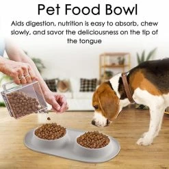 Alisili Cat Slow Feeder Spill Proof Cat Bowl Collapsible Dog Bowls Double Dog Water And Food Bowls With Non-slip Station Pet Feeder -nourriture pour chien boutique 811143436 max