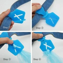 Alisili New Silicone Dog Poop Bag Dispenser Dog Poop Bag Holder Pet Garbage Bag Clip Hands-free Clip Dog Cleaning Supplies -nourriture pour chien boutique 811259464 max