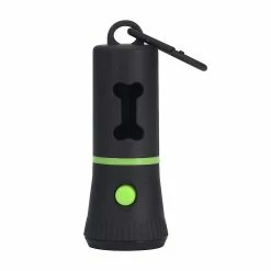 Alisili Waste Bags Dispenser Flashlight Poop Connection Holder Cleaning Garbage Carrier Pick-up Pendant Outdoor Equipment Dog -nourriture pour chien boutique 811259529 max