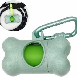 Alisili Eco Pet Dog Poop Bag Bone Shape Dispenser Waste Garbage Carrier Holder Dispensers Dogs Trash Cleaning Tool Pet Accessories -nourriture pour chien boutique 811259575 max