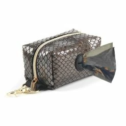 Alisili Pet Waste Bag Dispenser Dog Poop Bag Holder With Hook For Leashes Snake Print Accessory For Walking Running With Dogs -nourriture pour chien boutique 811259815 max