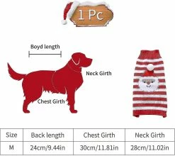 Unbranded Noël Pet Dog Sweater Pet Vêtements Mignon Pet Puppy Cat Dog Warm Jump -nourriture pour chien boutique 811318022 max