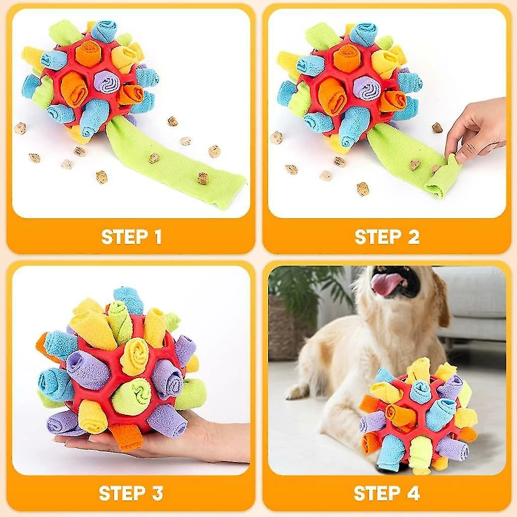 Unbranded Pet Snuffle Ball Toy Foraging Instinct Pet Snuffle Mat Dog Puzzle Slow Feeder Ball Dog Treat Dispenser Toy Interactive Enrichment Toys For Small Mediu 2 Unbranded Pet Snuffle Ball Toy Foraging Instinct Pet Snuffle Mat Dog Puzzle Slow Feeder Ball Dog Treat Dispenser Toy Interactive Enrichment Toys For Small Mediu – Image 2