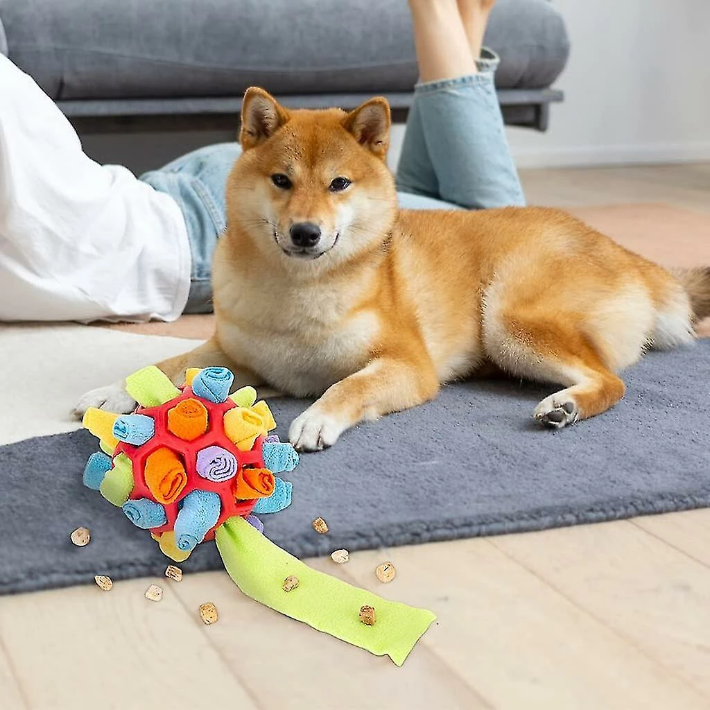 Unbranded Pet Snuffle Ball Toy Foraging Instinct Pet Snuffle Mat Dog Puzzle Slow Feeder Ball Dog Treat Dispenser Toy Interactive Enrichment Toys For Small Mediu 4 Unbranded Pet Snuffle Ball Toy Foraging Instinct Pet Snuffle Mat Dog Puzzle Slow Feeder Ball Dog Treat Dispenser Toy Interactive Enrichment Toys For Small Mediu – Image 4