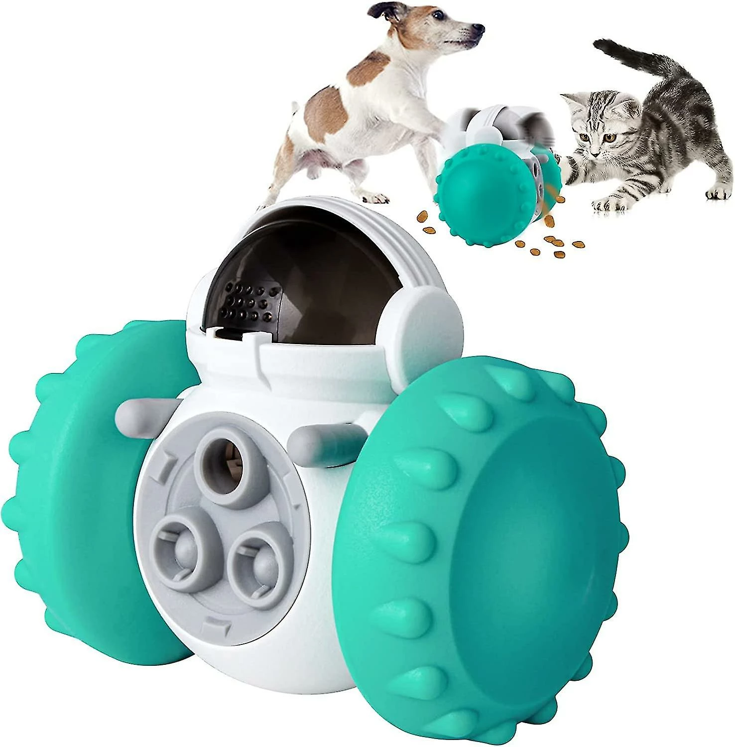 Unbranded Interactive Dog Toy Treat Dispensing Puppy Toys Automatic Durable Puzzle Toy Slow Feeder Pour Améliorer Le Qi, Réduire L’ennui, Petits Chiens Moyens Chats (bleu) 1 Unbranded Interactive Dog Toy Treat Dispensing Puppy Toys Automatic Durable Puzzle Toy Slow Feeder Pour Améliorer Le Qi, Réduire L’ennui, Petits Chiens Moyens Chats (bleu)