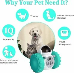 Unbranded Interactive Dog Toy Treat Dispensing Puppy Toys Automatic Durable Puzzle Toy Slow Feeder Pour Améliorer Le Qi, Réduire L’ennui, Petits Chiens Moyens Chats (bleu) 6 Unbranded Interactive Dog Toy Treat Dispensing Puppy Toys Automatic Durable Puzzle Toy Slow Feeder Pour Améliorer Le Qi, Réduire L’ennui, Petits Chiens Moyens Chats (bleu) -nourriture pour chien boutique 812541313 max