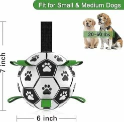 Unbranded Dog Toys, Interactive Dog Football Toys With Grab Tabs, Durable Dog Balls For Small Medium Breed Dog Water Toy Indoor Outdoor With Pump -nourriture pour chien boutique 812541374 max
