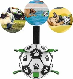 Unbranded Dog Toys, Interactive Dog Football Toys With Grab Tabs, Durable Dog Balls For Small Medium Breed Dog Water Toy Indoor Outdoor With Pump -nourriture pour chien boutique 812541483 max