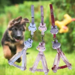 Unbranded Farfi Dog Collar Respirant Réglable Nylon Puppy Pet Walking Leash Harness Vest Pour Un Usage Quotidien -nourriture pour chien boutique 814234331 max