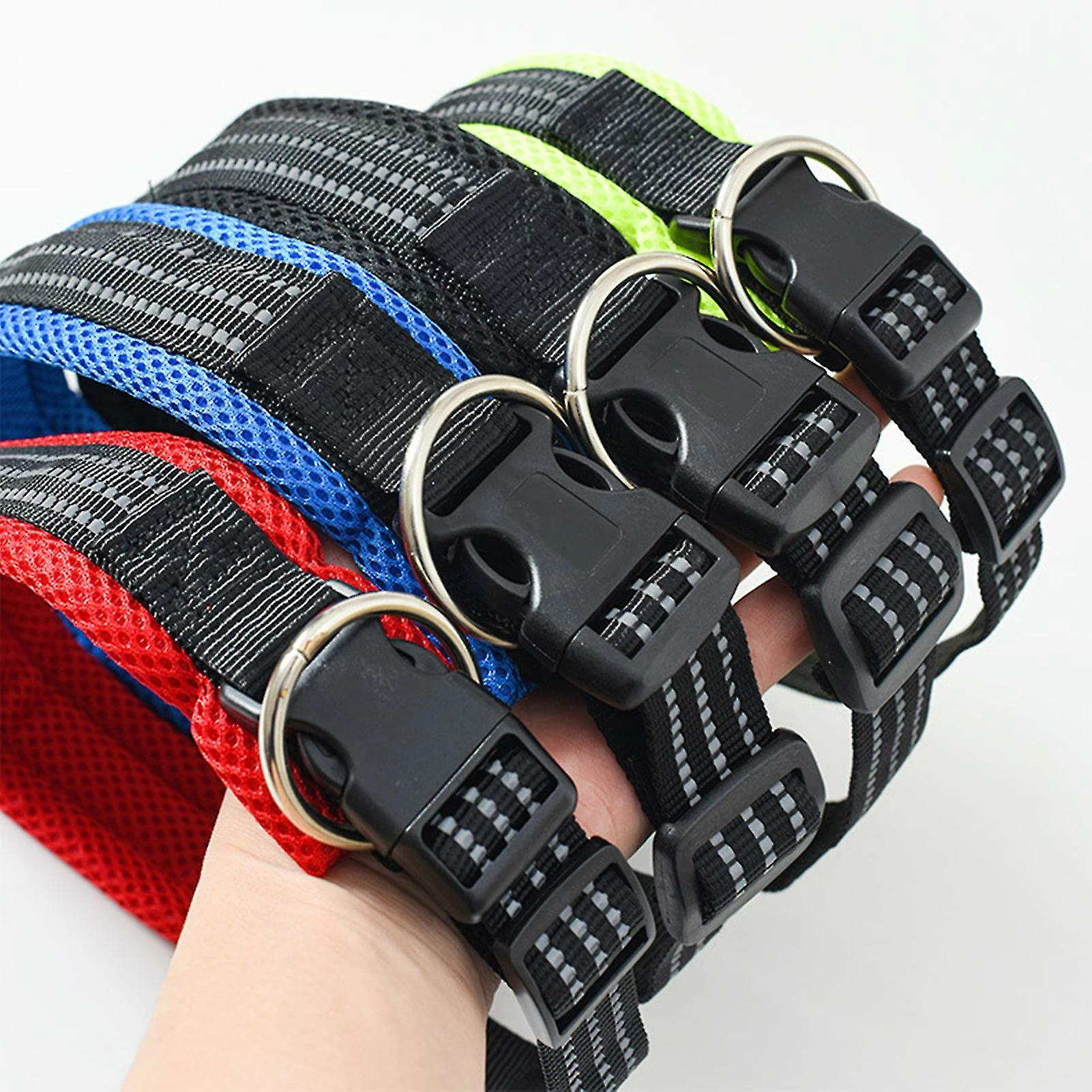 Unbranded Farfi Pet Traction Collar Respirant Net Yarn Break Away Réglable Reflective Collar Dog Traction Tool Pour Chiens De Taille Moyenne 5 Unbranded Farfi Pet Traction Collar Respirant Net Yarn Break Away Réglable Reflective Collar Dog Traction Tool Pour Chiens De Taille Moyenne – Image 5