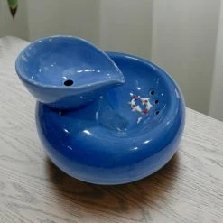 Unbranded Farfi Cat Fontaine à Boire Grande Capacité Automatique Cycle De L’eau Silent Pet Ceramic Water Dispenser Dog Drinking Bowl Pet Supplies -nourriture pour chien boutique 814237290 max