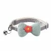 Unbranded Farfi Kitten Collar Lovely Bow Decor Daily Dress Up Neck Jewelry Pet Neck Accessory Small Dog Collar Avec Bell For Party