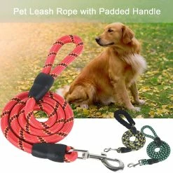 Unbranded Farfi 1.2m Pet Leash Corde Avec Poignée Rembourrée Prevent Break Free Training Tool Medium Et Large Dog Safety Leash Traction Tool Pet Supplies -nourriture pour chien boutique 814247947 max