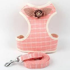Unbranded Farfi Dog Harness Combo Escape Proof Easy Control Accessoire 3d Flower Dog Harness Leash Pour Outdoor -nourriture pour chien boutique 814249640 max