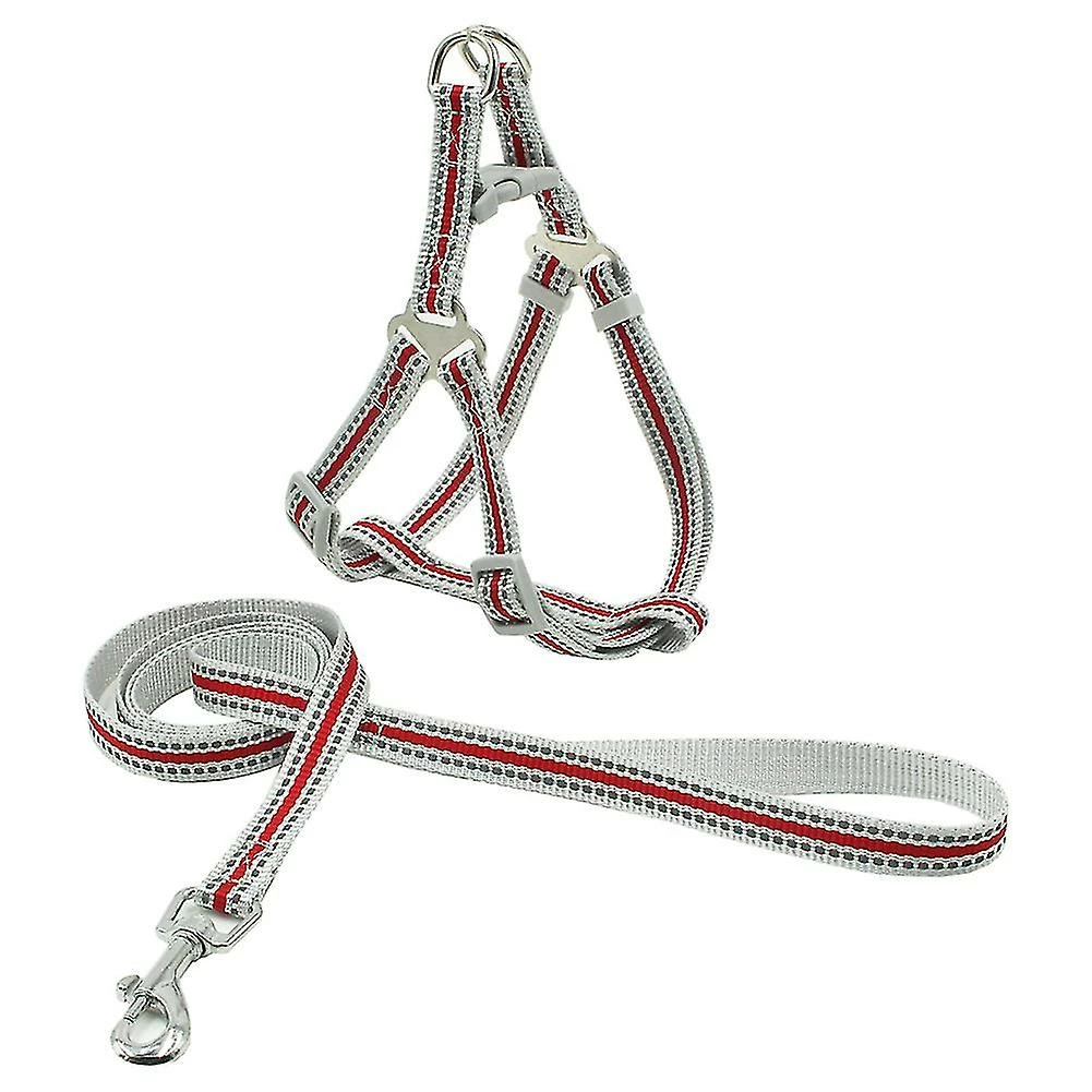 Unbranded Farfi Réglable Réfléchissant Pet Dog Harness Vest Leash Nylon Walking Traction Rope 1 Unbranded Farfi Réglable Réfléchissant Pet Dog Harness Vest Leash Nylon Walking Traction Rope