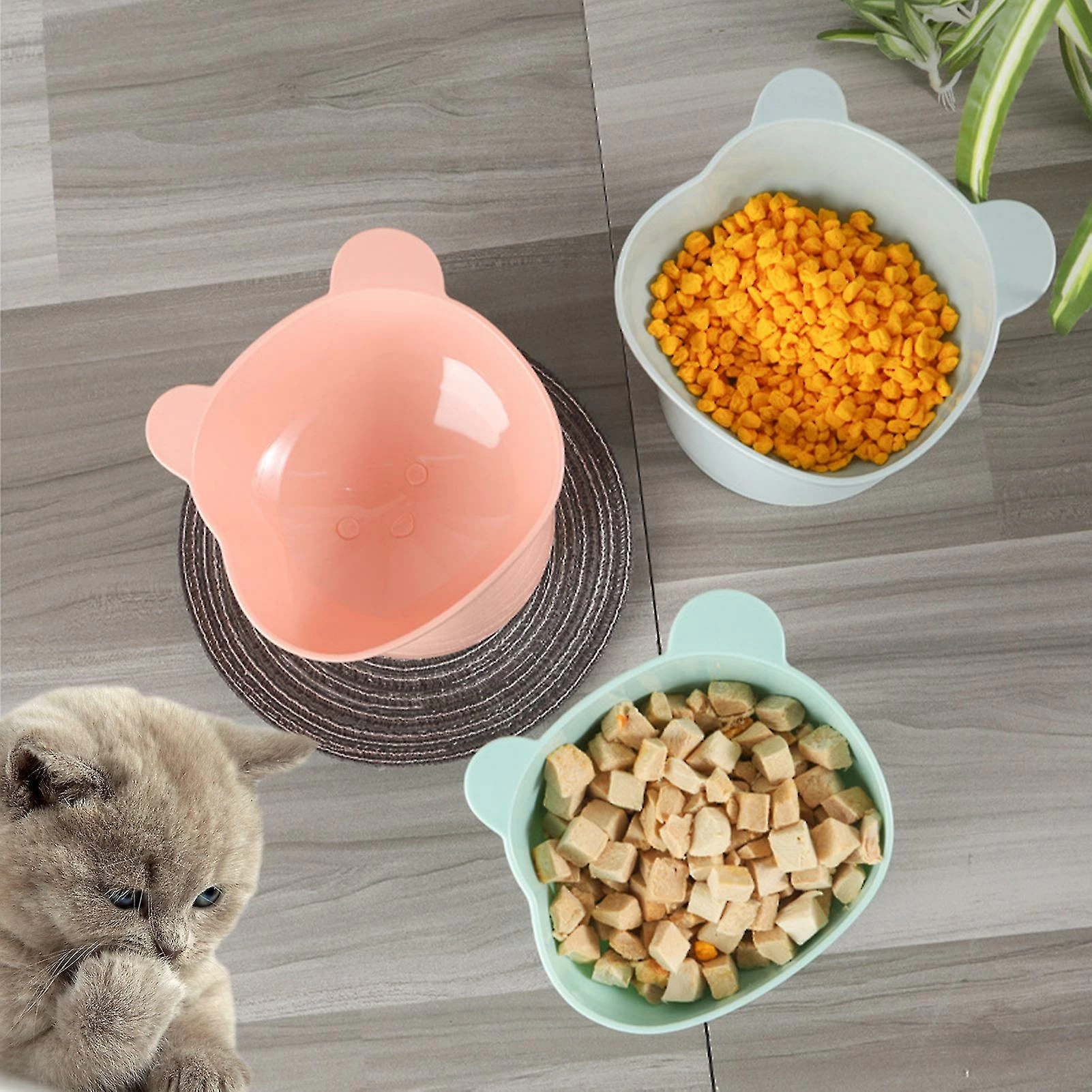 Unbranded Farfi Dog Bowl Base Élevée Anti-chute Imperméable Imperméable Insécable Angle D’inclinaison Forme D’ours Bol De Nourriture Pour Animaux De Compagnie Pour La Maison 5 Unbranded Farfi Dog Bowl Base Élevée Anti-chute Imperméable Imperméable Insécable Angle D’inclinaison Forme D’ours Bol De Nourriture Pour Animaux De Compagnie Pour La Maison – Image 5