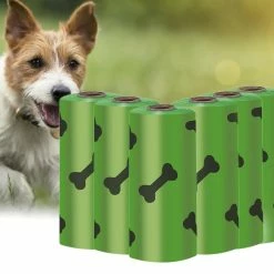 Unbranded Farfi 6 Rolls Dog Garbage Bag Sac Poubelle Biodégradable Biodégradable Epi Pet Rubbish Pour La Maison -nourriture pour chien boutique 814259668 max