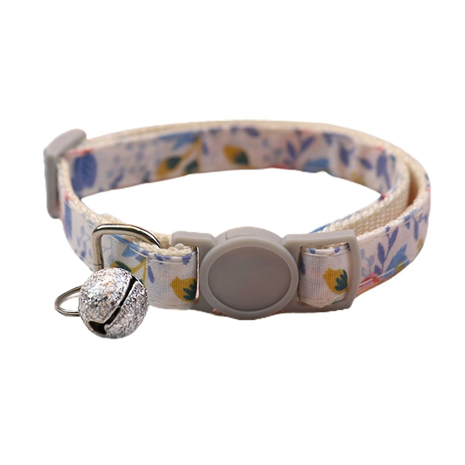 Unbranded Farfi Dog Collar Adjustable Dress Up Soft Flower Print Bell Cat Collar Dog Supplies 1 Unbranded Farfi Dog Collar Adjustable Dress Up Soft Flower Print Bell Cat Collar Dog Supplies