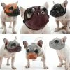 Unbranded Pet Dog Muselières Réglable Respirant Chien Bouche Housse Anti Aboiement Morsure Pour Bouledogue Français Carlin Dressage Collier Chien Prévenir La Morsure