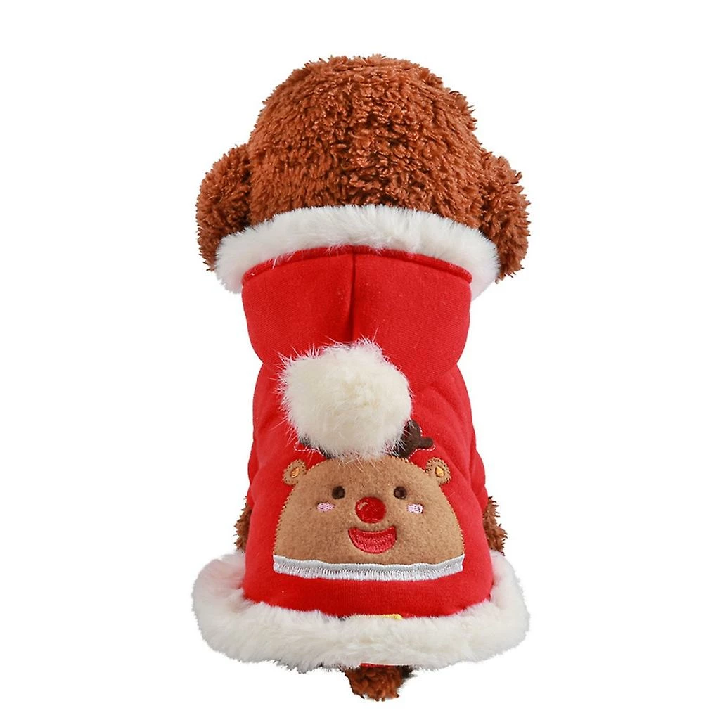 Unbranded Pet Dog Vêtements Soft Warm Hoodie Noël Hiver Vestes Chaudes Manteau Mignon 2 Unbranded Pet Dog Vêtements Soft Warm Hoodie Noël Hiver Vestes Chaudes Manteau Mignon – Image 2