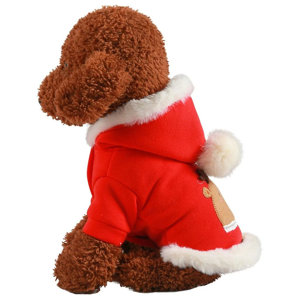 Unbranded Pet Dog Vêtements Soft Warm Hoodie Noël Hiver Vestes Chaudes Manteau Mignon 3 Unbranded Pet Dog Vêtements Soft Warm Hoodie Noël Hiver Vestes Chaudes Manteau Mignon – Image 3