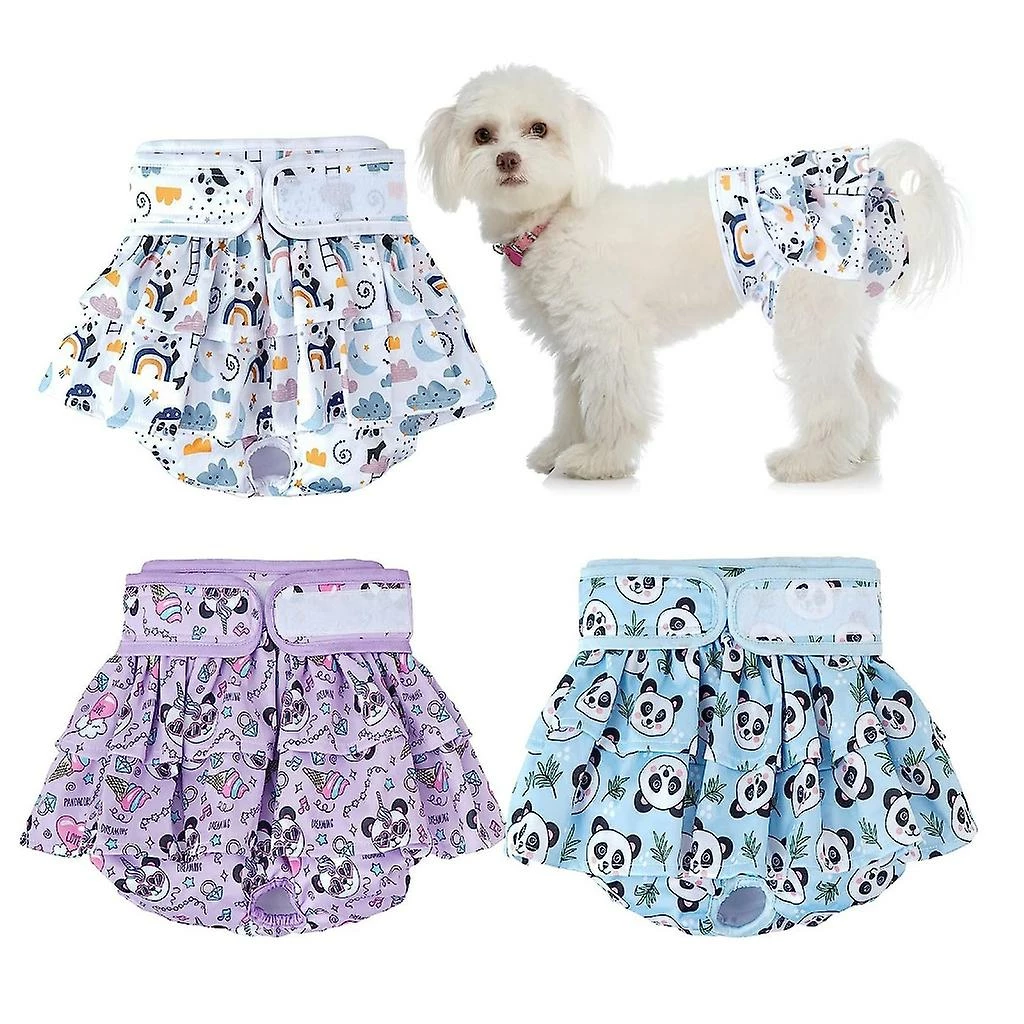 Unbranded Pet Dog Imperméable Sous-vêtements Peau Amicale Puppies Période Shorts Fournitures Pour Chiens 2 Unbranded Pet Dog Imperméable Sous-vêtements Peau Amicale Puppies Période Shorts Fournitures Pour Chiens – Image 2