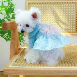 Unbranded Dog Princess Dress Robes De Chien Pour Petits Chiens Fille Robe à Carreaux Chien Tutu Robe -nourriture pour chien boutique 837672334 max 1