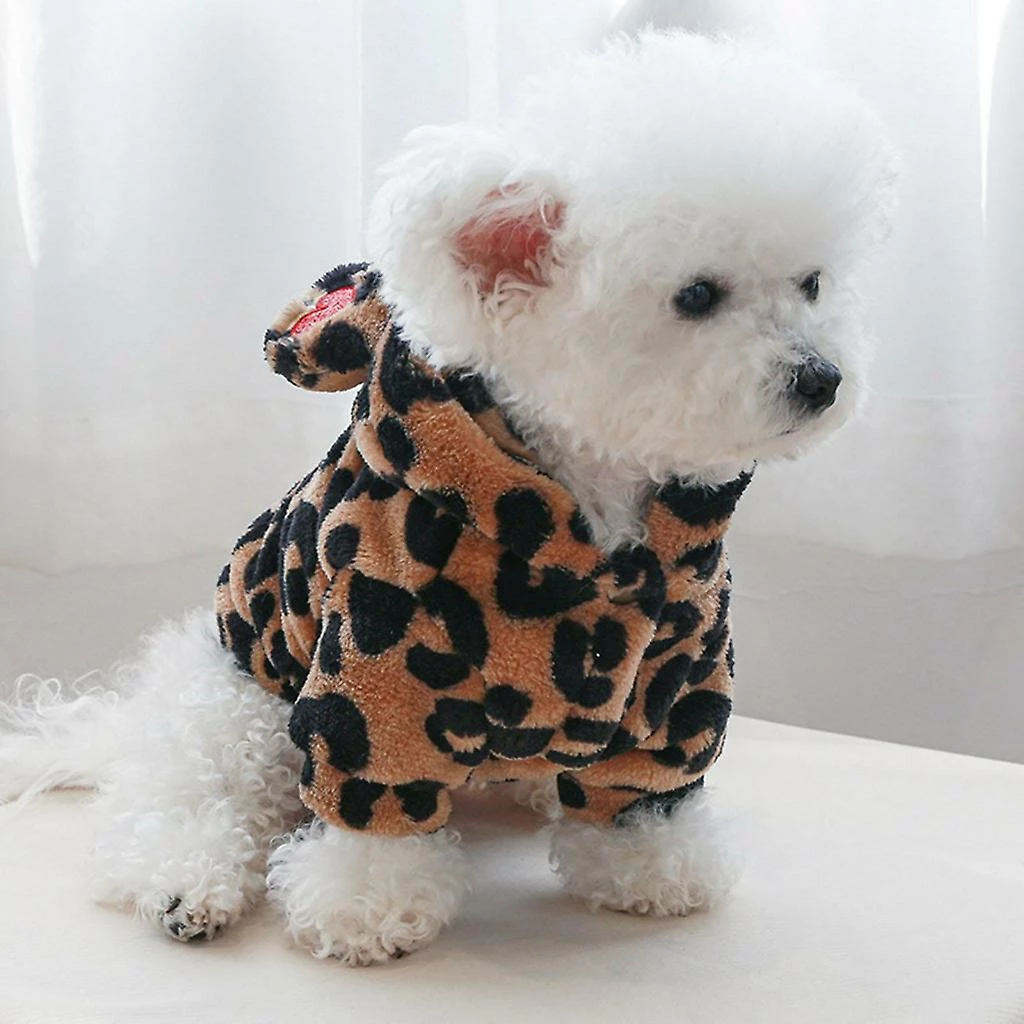 Unbranded Pullover Dog Coat Dog Coat Avec Hood Dog Hoodies Leopard Dog Hoodie Dog Clothes 4 Unbranded Pullover Dog Coat Dog Coat Avec Hood Dog Hoodies Leopard Dog Hoodie Dog Clothes – Image 4