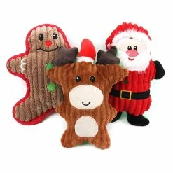 Unbranded Dog Chew Toys Soft Peluche Squeak Cadeau De Noël Pour Le Nettoyage Des Dents De Chiot -nourriture pour chien boutique 837674729 max