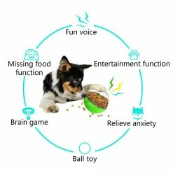 Unbranded Dog Puzzle Toys Squeak Treat Ball Food Dispensing Puppy Toys For Boring -nourriture pour chien boutique 837674863 max 1