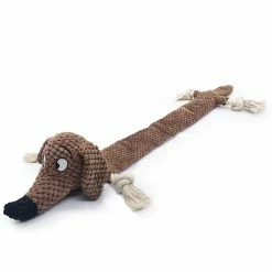 Unbranded Squeaky Dog Toy Durable Rembourré Dentition Mâcher Jouet Tir De Guerre Chien Peluche Toy -nourriture pour chien boutique 837674927 max