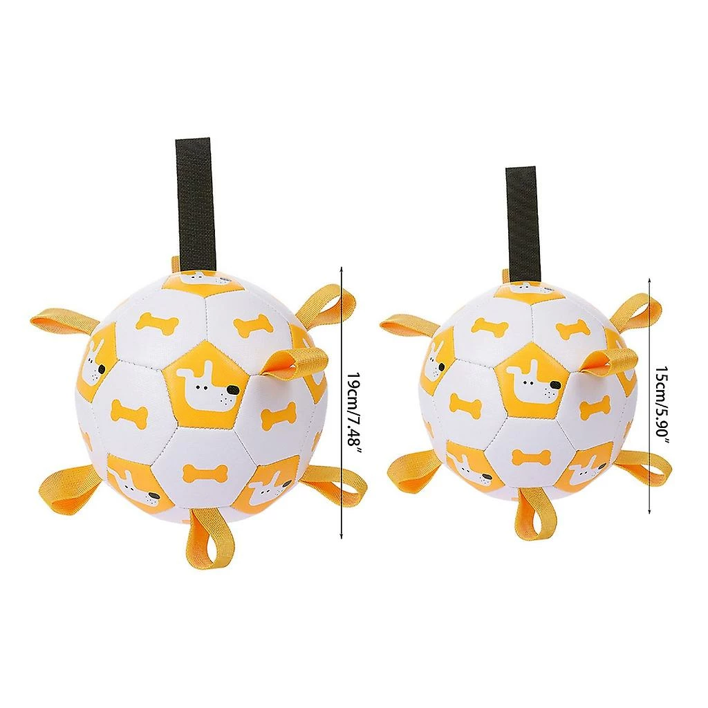 Unbranded Dog Football Toy Indoor Outdoor Interactive Toy Agility Ball Avec Grab Tabs 4 Unbranded Dog Football Toy Indoor Outdoor Interactive Toy Agility Ball Avec Grab Tabs – Image 4