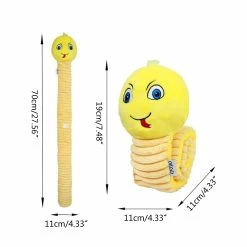 Unbranded Dog Snuffle Peluche Snake Squeak Toy Pour Chiens Interactive Foraging Chew Toy -nourriture pour chien boutique 837676042 max