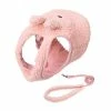 Unbranded Réglable Pet Chest Back Traction Rope Vest Set Soft Cute Out Walking Dog Rope