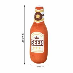 Unbranded Dog Toy Squeak Tug-of-war Interactive Training Toy Beer-bottle Shape -nourriture pour chien boutique 837676966 max