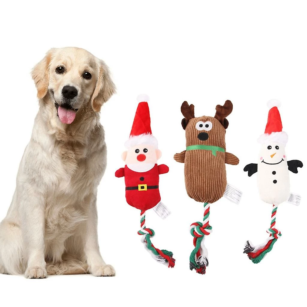 Unbranded Peluche Chew Toy Interactive Squeaky Dog Toy Pour Petit Chien Agressif Chewers 3 Unbranded Peluche Chew Toy Interactive Squeaky Dog Toy Pour Petit Chien Agressif Chewers – Image 3