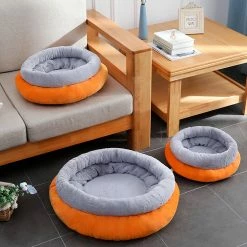 Unbranded Super Soft Pet Dog Pour Cat Bed Kennel Round Canapé Coussin Pad Matelas De Couchage Pour Do -nourriture pour chien boutique 842136013 max