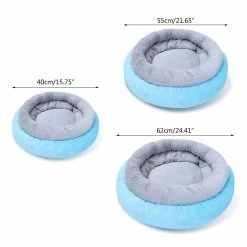 Unbranded Super Soft Pet Dog Pour Cat Bed Kennel Round Canapé Coussin Pad Matelas De Couchage Pour Do -nourriture pour chien boutique 842136255 max