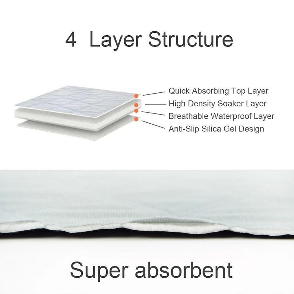 Unbranded Dog Pee Pad Couverture Réutilisable Absorbant Couche Lavable Puppy Training Pad 3 Unbranded Dog Pee Pad Couverture Réutilisable Absorbant Couche Lavable Puppy Training Pad – Image 3