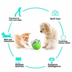 Unbranded Balance Car Dog Food Leaking Toy Multifonctionnel Cat Dog Food Distributeur -nourriture pour chien boutique 845742838 max