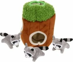 Baicccf 4pcs Pet Toy Chew Toys Stuffed Toys Stuffed Dog Toys Dog Toy Interactive Dog Squeaky Plush Toy Interactive Dog Toys For Large Dogs Brown Animal Plush