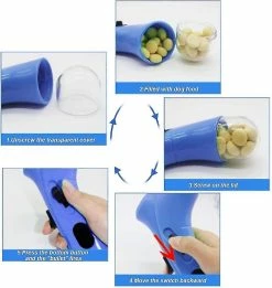 Szltcv Pet Treat Launcher Dog Food Feeder, Pistolet à Main Catapult Snack Shooter Feeder Pet Training Dispenser Jouets Pour Chiens Chats -nourriture pour chien boutique 846255951 max