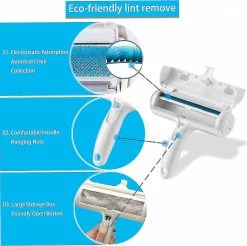Bimirth Ace2ace Pet Cat Dog Hair Remover Brush, Reusable Magic Hair Remover Brush, Pet Hair Roller, Epilator (clothes/sofa/car/bed/carpet) -nourriture pour chien boutique 846457178 max