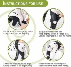Unbranded Attelle De Genou De Chien Attelle De Jambe De Chien Pour Déchiré Acl Patte Arrière Chien Hip Support Brace, Dog Acl Knee Brace Réglable -nourriture pour chien boutique 846527614 max