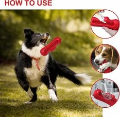 Unbranded Indestructible Big Dog Dog Toy, Dog Chew Toys, Presque Indestructible Rubber Toothbrush Toy Pour Medium Large Pet -nourriture pour chien boutique 846644341 max